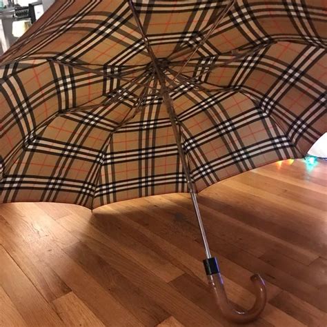 replica burberry umbrella|vintage burberry umbrella stand.